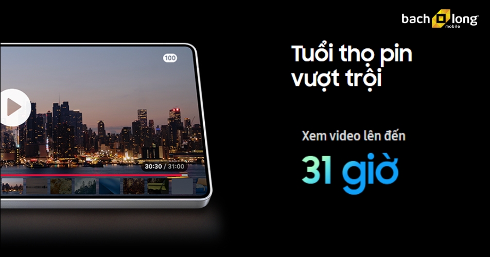 Samsung Galaxy S25 Ultra có thời lượng pin vượt trội