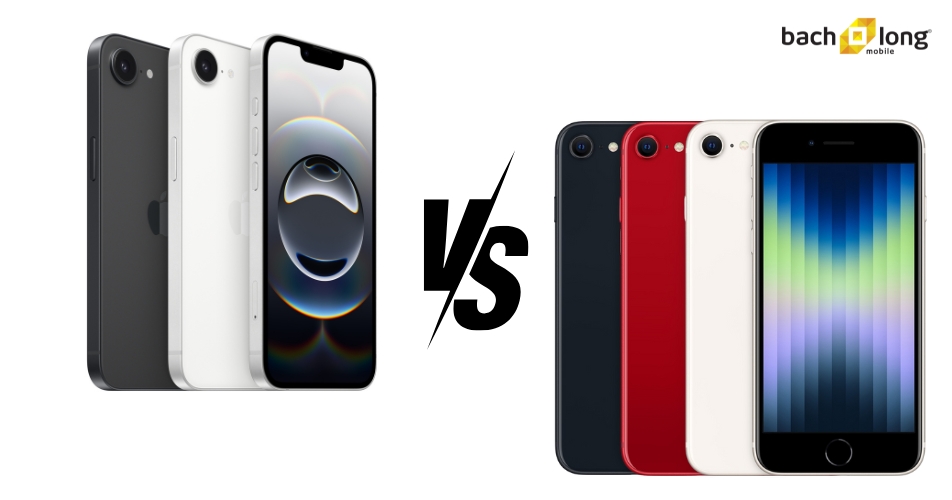 So sánh thiết kế iPhone 16e và iPhone SE 2022