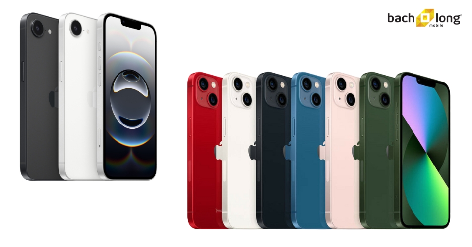 So sánh thiết kế iPhone 16e và iPhone 13