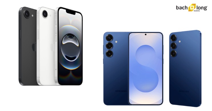 So sánh thiết kế iPhone 16e và Galaxy S25