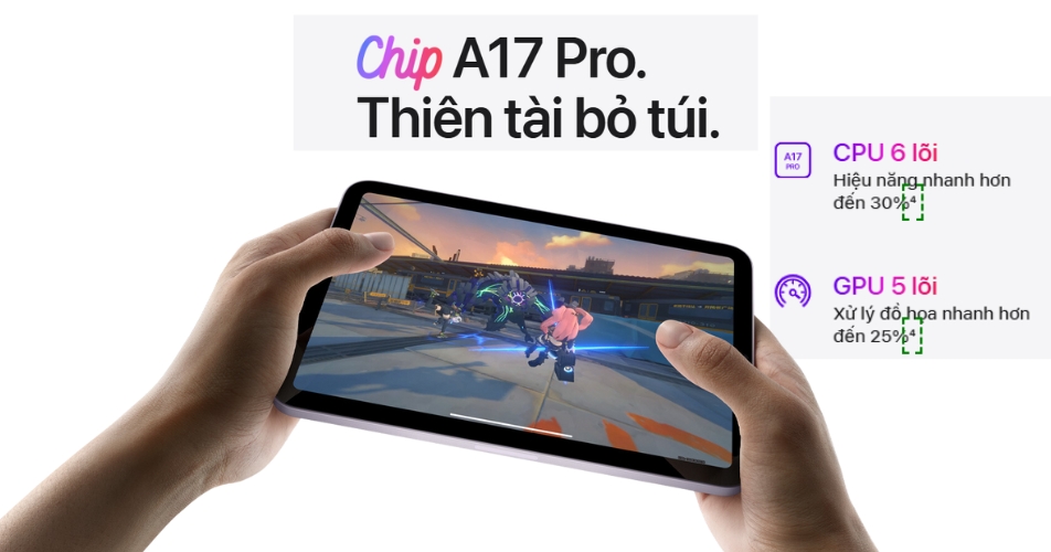 Hiệu Suất Vượt Trội Với Chip A17 Pro