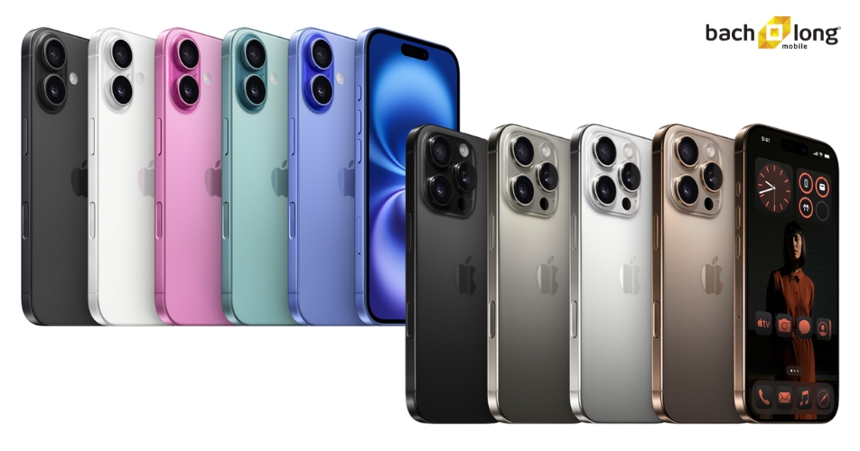 So sánh màu sắc iPhone 16 và 16 Pro Max