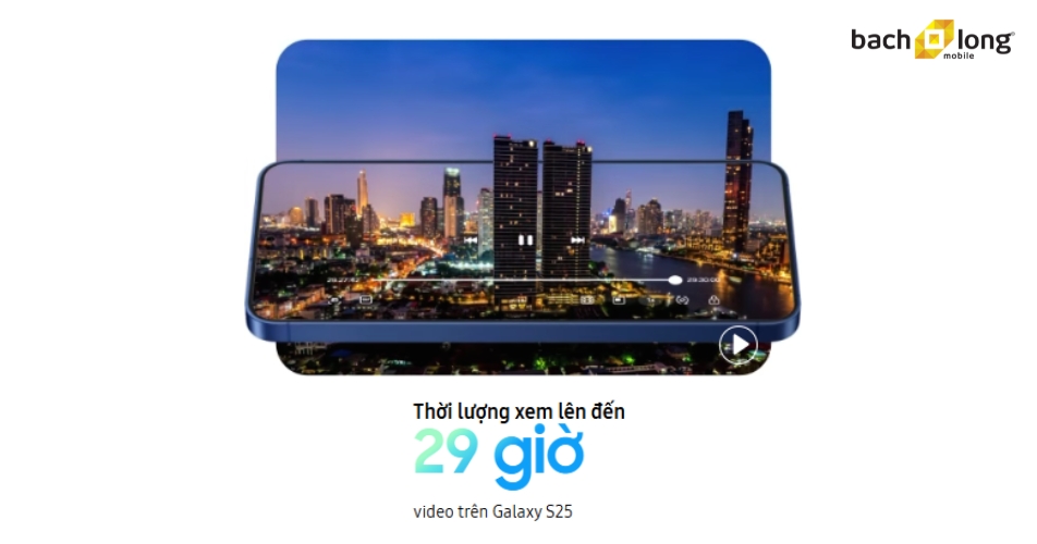 Thời lượng pin Samsung Galaxy S25