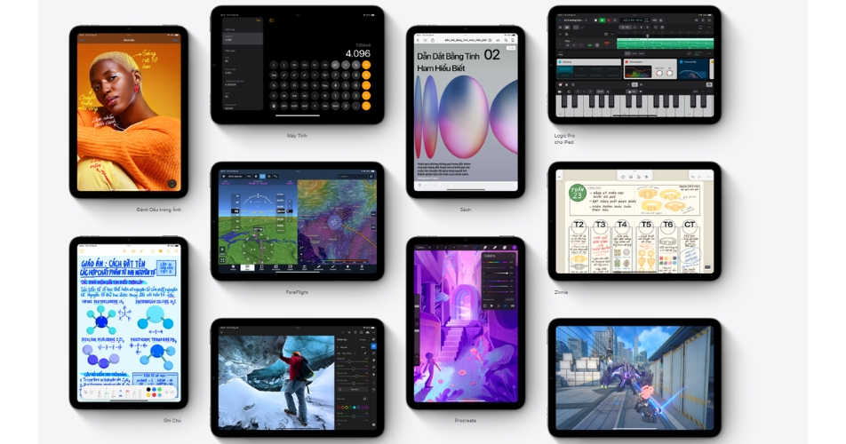 Hệ Điều Hành iPadOS Đa Năng Với Kho Ứng Dụng Phong Phú