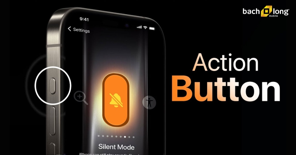 Nút Action Button iPhone 15 Pro cũ