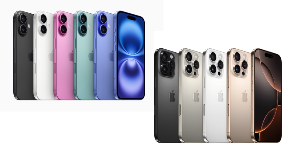 Điện thoại iPhone 16 Series có mấy màu?