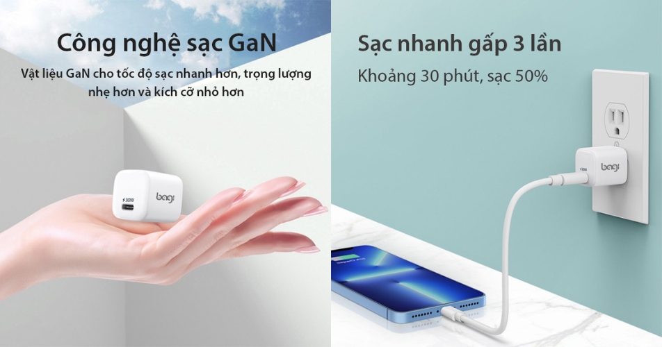 Củ sạc PD30n 1 cổng PD