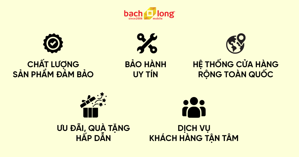 Lý do nên mua hàng tại Bạch Long Mobile