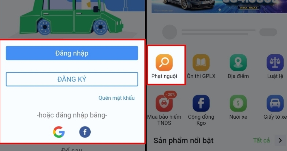 Cách tra cứu phạt nguội ô tô, xe máy bằng ứng dụng Kgo đơn giản nhất