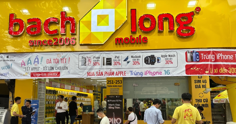 Thông tin cửa hàng Bạch Long Mobile 251-253 Trần Hưng Đạo