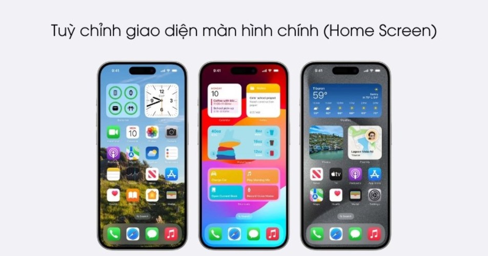 Tùy chỉnh giao diện màn hình chính, cá nhân hóa (Home Screen)