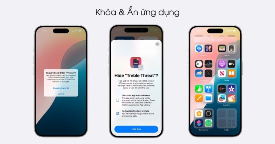 Khóa và ẩn ứng dụng