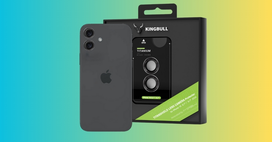 LENS CAMERA Protector for iPhone 16 / 16 Plus 2024 BJ16A-BK thiết kế chắc chắn