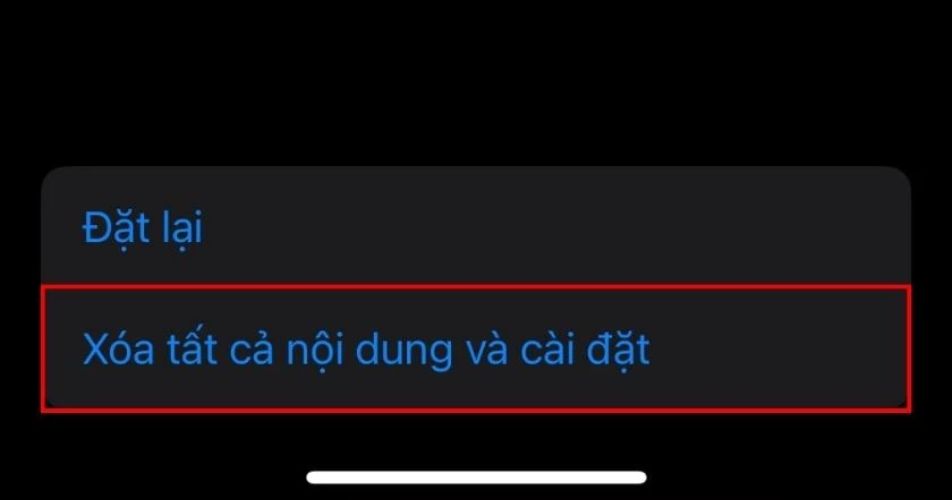 Cách khôi phục cài đặt gốc trên iPhone