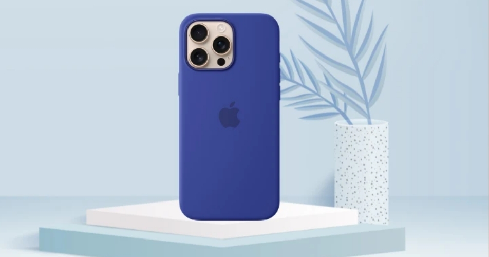 Ốp lưng Silicon MagSafe cho iPhone 16 PRO MAX - Xám Đá chống va đập