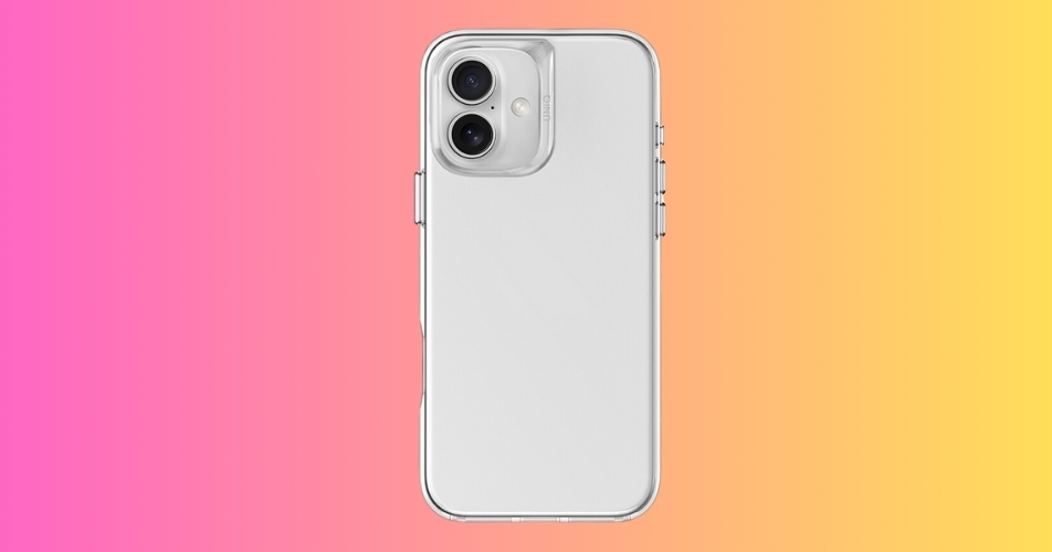Ốp lưng UNIQ HYBRID iPhone 16 Pro (2024) 6.9 Air Fender - Nude (Transparent) thiết kế siêu mỏng