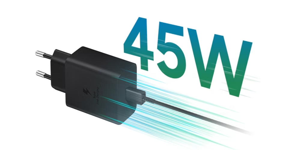 Bộ Sạc Nhanh Samsung 45W đen (Kèm cáp C-C 5A)