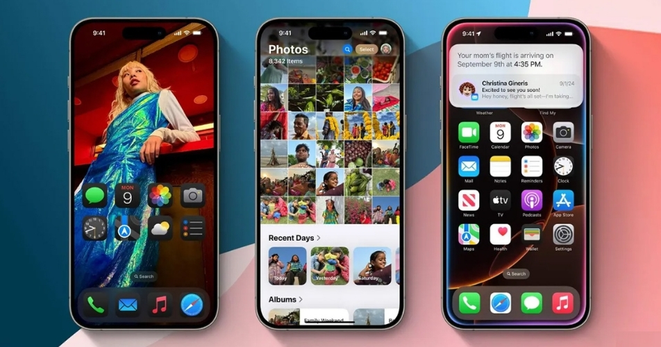 So sánh tính năng iOS 17.7 và iOS 18