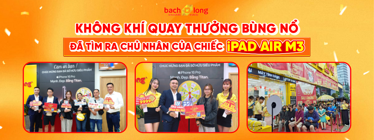 Không Khí Quay Thưởng Trúng iPhone 16e