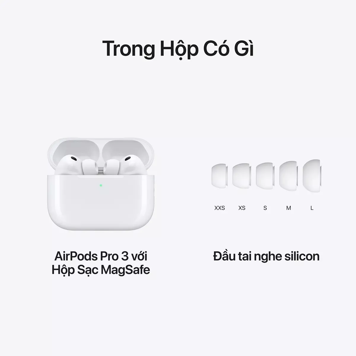 Tai nghe Airpods Pro Gen 3 2025 USB Type-C - Chính hãng Apple (MFHP4ZP/A)