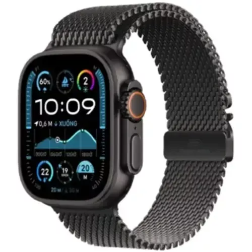 Apple Watch Ultra 2 2024 49mm LTE Viền Titan Đen Dây Titan Size M