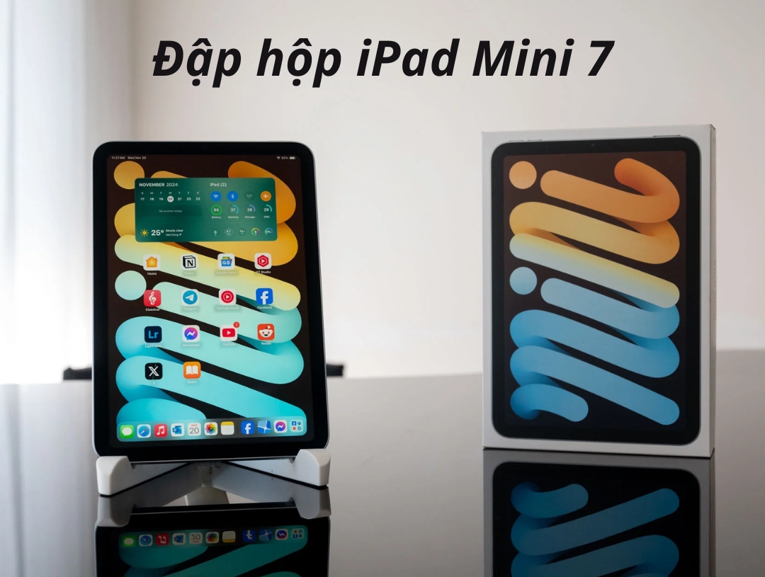 Đập hộp iPad Mini 7: Siêu phẩm mini chinh phục mọi ánh nhìn